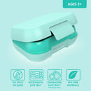 2 Compartment Leak-Proof Bento Box - Aqua