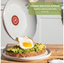 Simply Cook 20pc Ceramic Nonstick Cookware Set - Beige