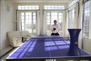Table Tennis Training Robot with Oscillation and Wireless Remote