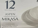 Mikasa Aspen Porcelain Dinnerware 12 Piece Set