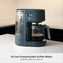 12-Cup Programmable Drip Coffee Maker with 60oz Water Reservoir - Atlantic Blue