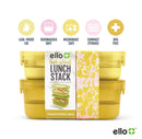 Ello Stackable Bento Lunch Container - Yellow