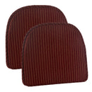 Non-Slip Kitchen or Dining Room Chair Cushions - Set of 2