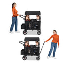 4-Seater Stroller Wagon - Black