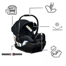 Wayfinder Travel System - Infant Car Seat and Stroller Combo - Nightfall