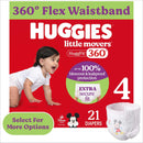 21ct HuggFit 360° Baby Diapers with 360° Waistband - Size 4 (22-37 lbs)