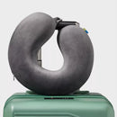 Memory Foam Travel Neck Pillow - Gray