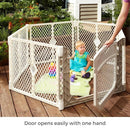 Superyard Ultimate 6-Panel Baby Play Yard - Ivory