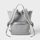 Faux Neoprene Backpack - Heather Gray