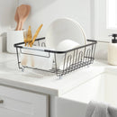 Small Steel Dish Drainer Black
