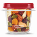 EasyFindLids 24 Piece Food Storage Containers Variety Set, Red