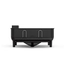 Compact Kitchen Dish Drying Rack with Swivel Spout Stainless Steel Matte Black