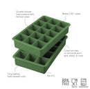 Perfect Ice Cube Trays - Silicone, Set of 2