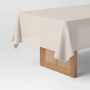 120"x60" Linen Blend Tablecloth Cream