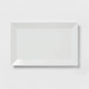 16" x 10" Porcelain Rectangular Rimmed Serving Platter