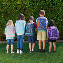 2-in-1 17" Backpack & Insulated Lunch Bag - Dino
