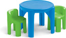 Kids Table and Chairs Set - Green/Blue