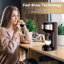Single Serve Coffee Maker - Portable Mini Coffee Machine