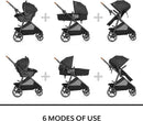 Shyft Intuiti Travel System with Revolve180 LiteMax NXT Rotational Infant Car Seat - Black Shal