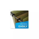 SureHook Hanging Folders, Letter Size, 1/5-Cut Tabs, Standard Green, 20/Box