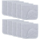 Large Muslin Burp Cloths - Slate, Pack of 10