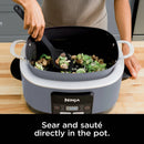 PossibleCooker PRO 8.5qt Multi-Cooker with 4-in-1 Slow Cooker, Sear, Sous Vide, Oven Safe Pot to 500°F - Stone