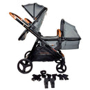 Sit-n-Stand Stroller and Bassinet - Shadow