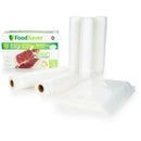 FoodSaver Vacuum Sealer Roll Combo Pack - 8" x 20" (1 Roll) & 11" x 16" (4 Rolls) with 36 Quart Bags