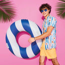 42'' Pool Tube with Handle - Blue/White