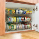 Stackable Can Organizer - Stainless Steel