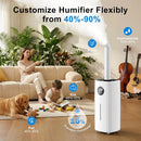 Ultrasonic Humidifier for Large Rooms - White