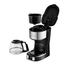 5 Cup Programmable Drip Coffee Maker with Brew Later Black