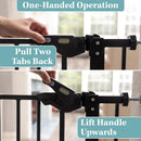 36" Tall Baby Gate - Black