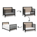Radley 4-in-1 Convertible Crib - Ebony/Coastwood