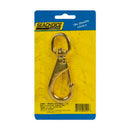 Seachoice Cast Brass Brass 4-1/2 in. L Swivel Eye Snap Hook 1 pk