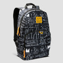 Basquiat Kids' Test Pressing Backpack - White/Black
