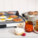 XL Electric Griddle 12" x 22," - White Icing by Drew Barrymore