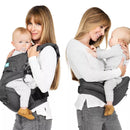 2-in-1 Baby Carrier  Hip Seat - Gray