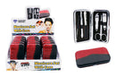 Diamond Visions Manicure Set In Case Faux Leather/Stainless Steel 6 pc, Pack of 15