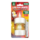 Magic Seasons White No Scent LED Flameless Tea Lights, Pack of 24