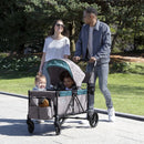 Jeep Sport All Terrain Stroller Wagon - 2 Seater - Grey Blue Moon