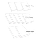 Paper Images White Apparel Gift Box, Pack of 10
