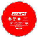 Diablo D12120N Circular Saw Blade, 12 in Dia, 1 in Arbor, 120-Teeth, Carbide Cutting Edge