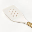 Stainless Steel and Nylon Slotted Turner - Dishwasher-Safe Spatula