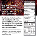 Old Trapper Hot & Spicy Beef Jerky 10 oz Bagged