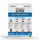 Flip-it! Gray Polypropylene Bottle Emptying Kit