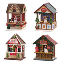 Lemax Assorted Christmas Market Series Christmas Village, Pack of 8