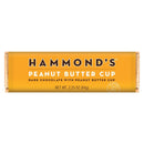 Hammond's Candies Peanut Butter Cup Dark Chocolate Candy Bar 2.25 oz, Pack of 12