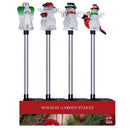 Alpine LED Cool White Assorted 33 in. Garden Stake, Pack of 20