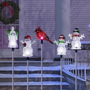Alpine LED Cool White Assorted 33 in. Garden Stake, Pack of 20